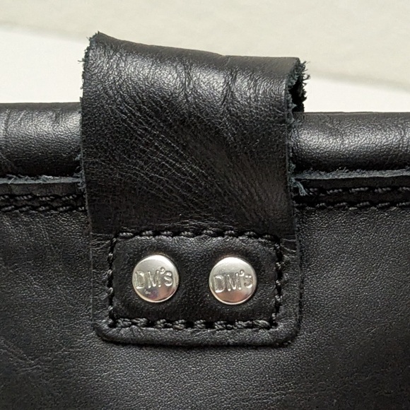 New Dr. Martens ANISTONE LO Black Leather Pull On Biker Boots Men's US 12 - Picture 7 of 10